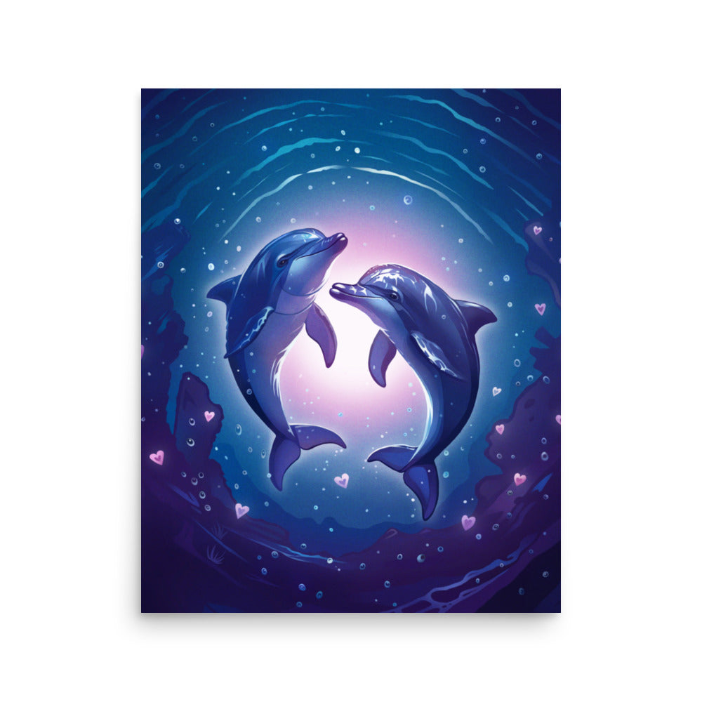 Oceanic Romance: Dolphins in Love – High Stereo Love