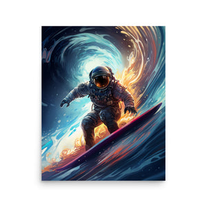 Galactic Wave Rider (Astronaut Surfer)