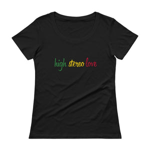 HSL Rasta Ladies' Scoopneck T-Shirt